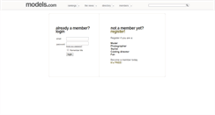 Desktop Screenshot of my.models.com